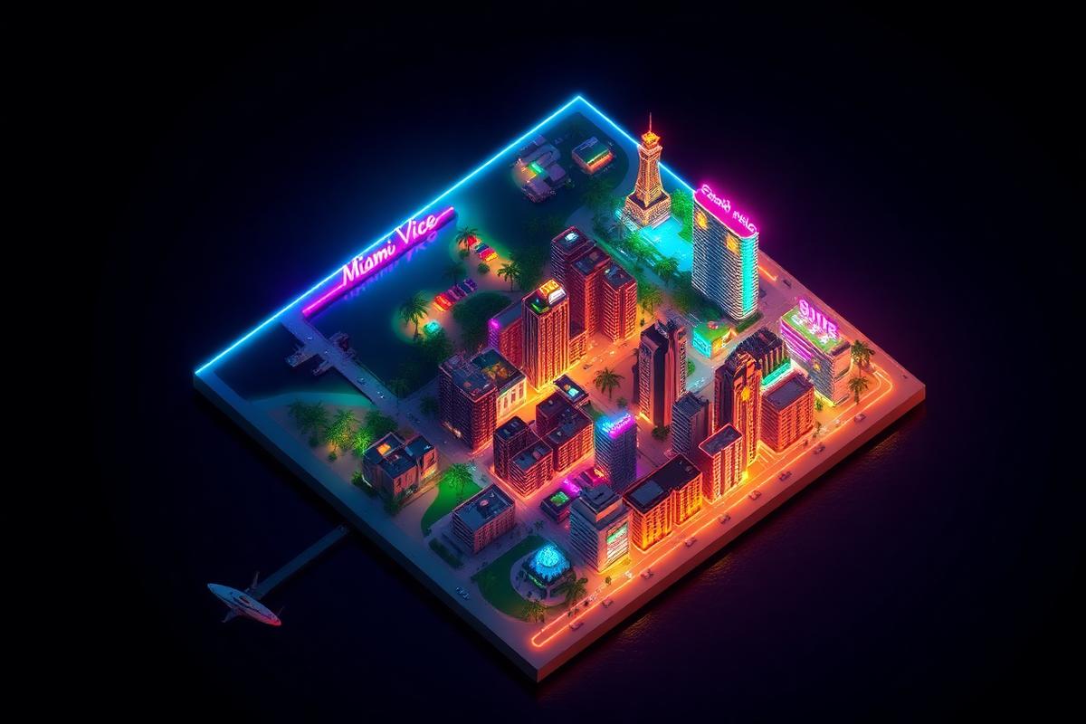 Interactive map preview of Vice City